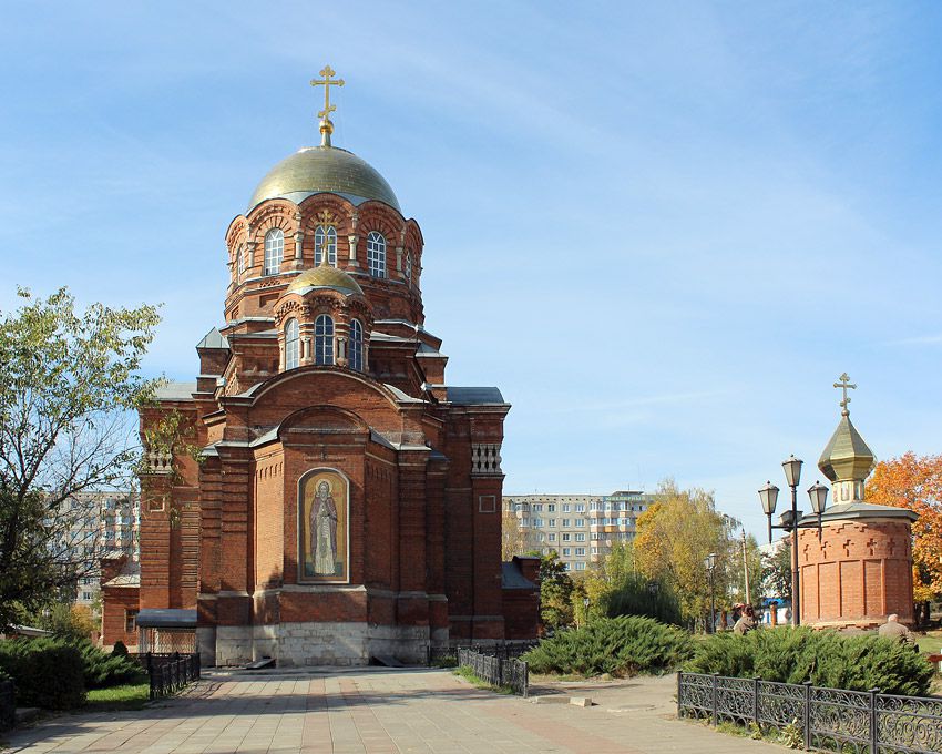 Церковь Сергия Радонежского, Тула (Тула, город, Тульская область). общий вид в ландшафте