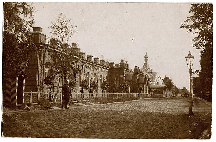 Часовня Александра Невского, Колпино (Санкт-Петербург, Колпинский район, г. Санкт-Петербург). архивная фотография, Частная коллекция. Фото 1900-х годов