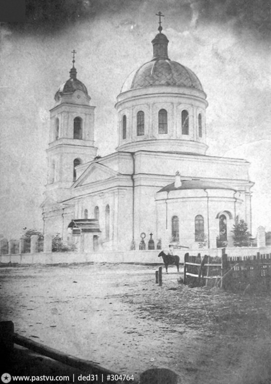 Церковь Троицы Живоначальной, Озёры (Озёрский городской округ, Московская область). архивная фотография, 1895—1905 год. с сайта https://pastvu.com/p/304764