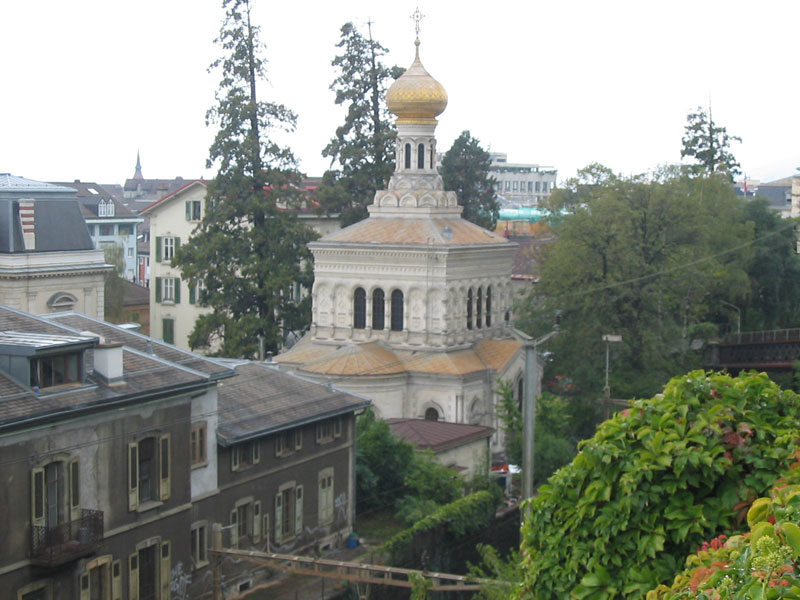 Церковь Варвары великомученицы, Веве (Швейцария, Прочие страны). общий вид в ландшафте