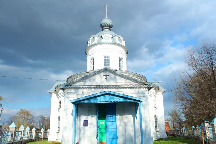 Писцово. Церковь Рождества Пресвятой Богородицы. фасады, Вид с запада