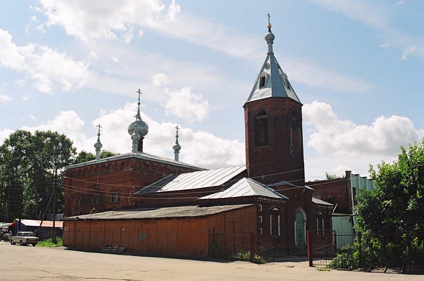 Церковь Покрова Пресвятой Богородицы, Фурманов (Фурмановский район, Ивановская область). общий вид в ландшафте