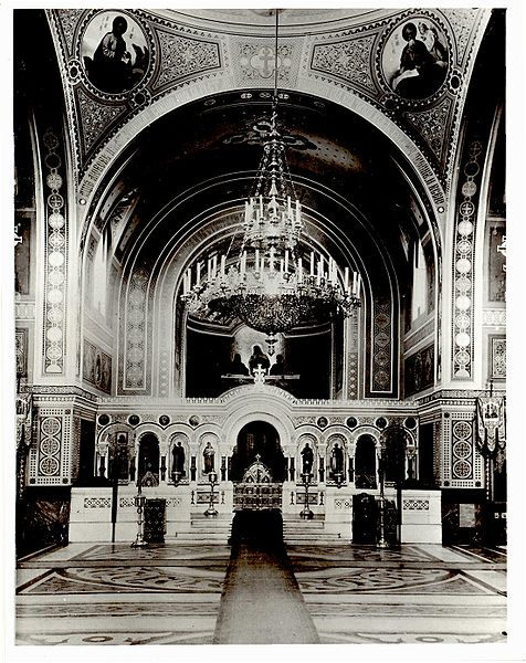 Севастополь. Собор Владимира равноапостольного в Херсонесе. архивная фотография, Фото 19 века