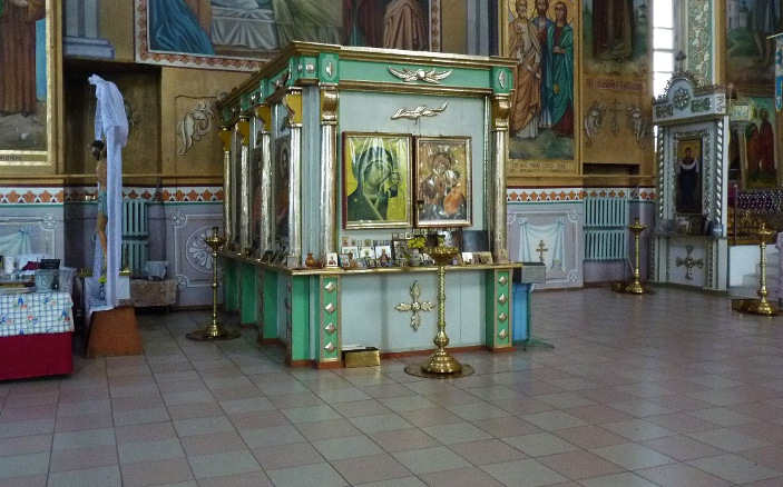 Вичуга. Церковь Воскресения Христова в Тезине. интерьер и убранство