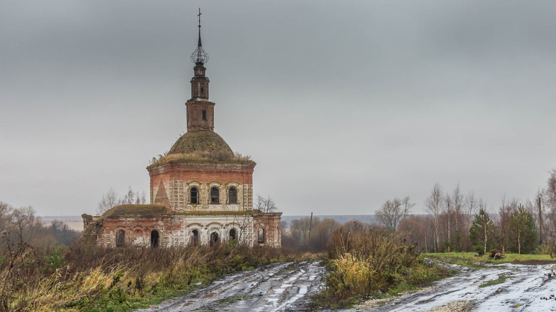 Семёновское-Советское. Церковь Космы и Дамиана. фасады, Вид с юга