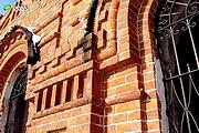Церковь Николая Чудотворца, Фрагмент кладки южного фасада церкви.<br>, Вышеславское, Суздальский район, Владимирская область