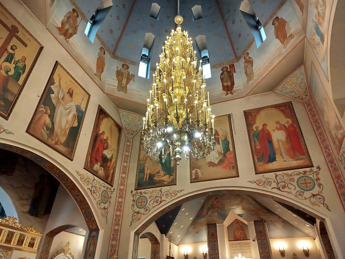 интерьер и убранство. Церковь Георгия Победоносца в Купчино, Фрунзенский район (Санкт-Петербург, г. Санкт-Петербург)