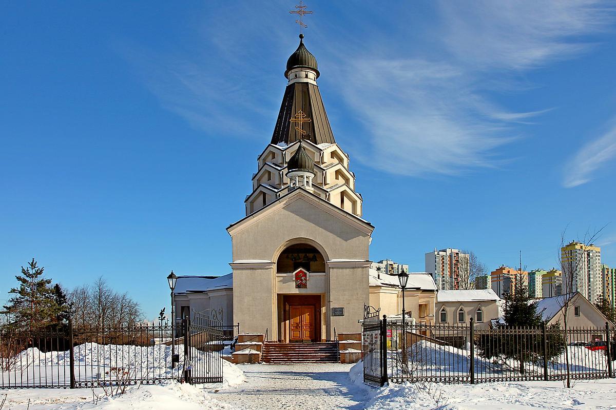 фасады. Церковь Георгия Победоносца в Купчино, Фрунзенский район (Санкт-Петербург, г. Санкт-Петербург)