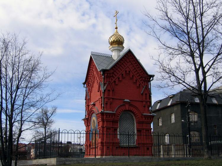 Приморский район. Часовня Александра Невского в Коломягах. фасады