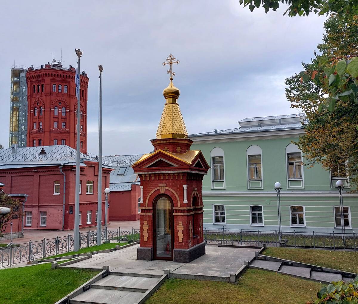 Часовня Преображения Господня при Главной водопроводной станции, Центральный район (Санкт-Петербург, г. Санкт-Петербург). фасады