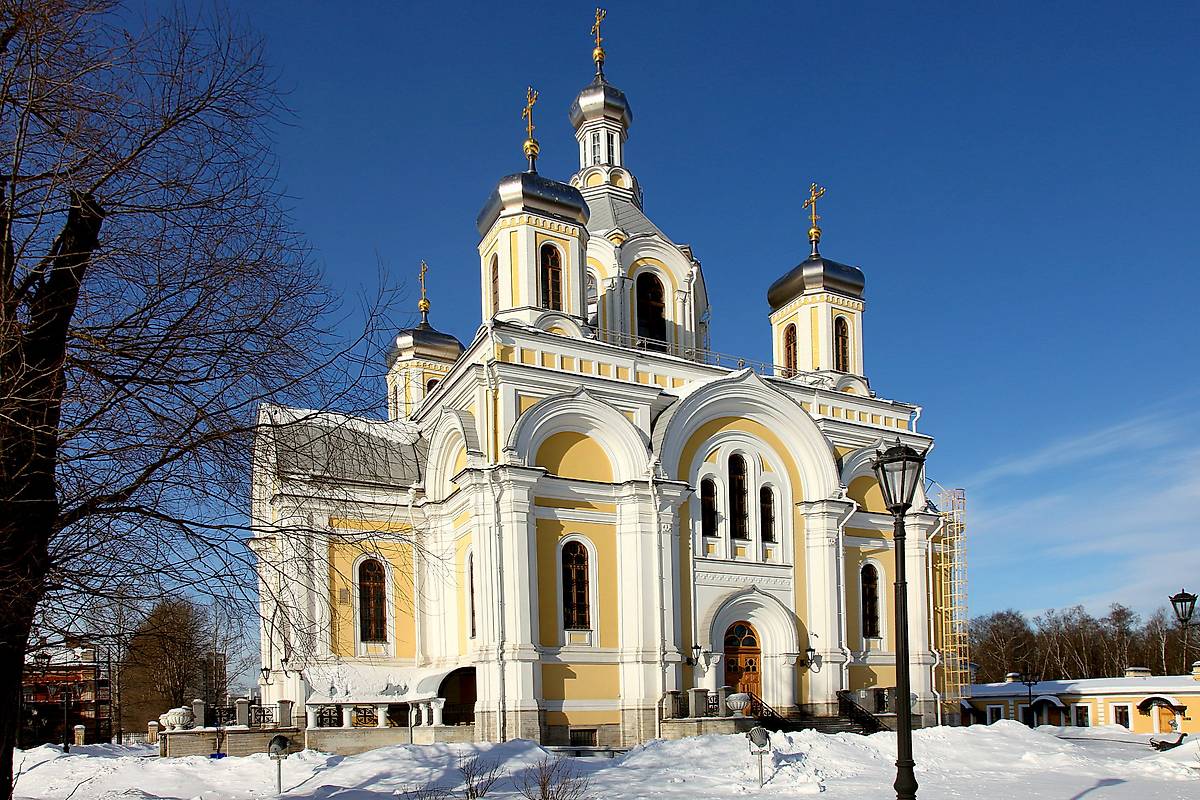 фасады. Киновия Александро-Невской лавры. Собор Троицы Живоначальной, Невский район (Санкт-Петербург, г. Санкт-Петербург)