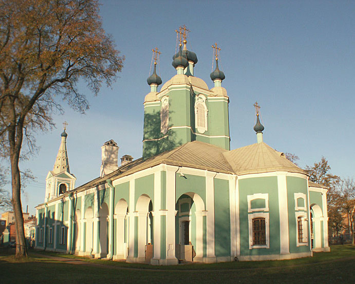 Собор Сампсона Странноприимца, Выборгский район (Санкт-Петербург, г. Санкт-Петербург). общий вид в ландшафте
