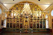 Собор Сампсона Странноприимца, Резной деревянный иконостас собора.<br>, Санкт-Петербург, Санкт-Петербург, г. Санкт-Петербург
