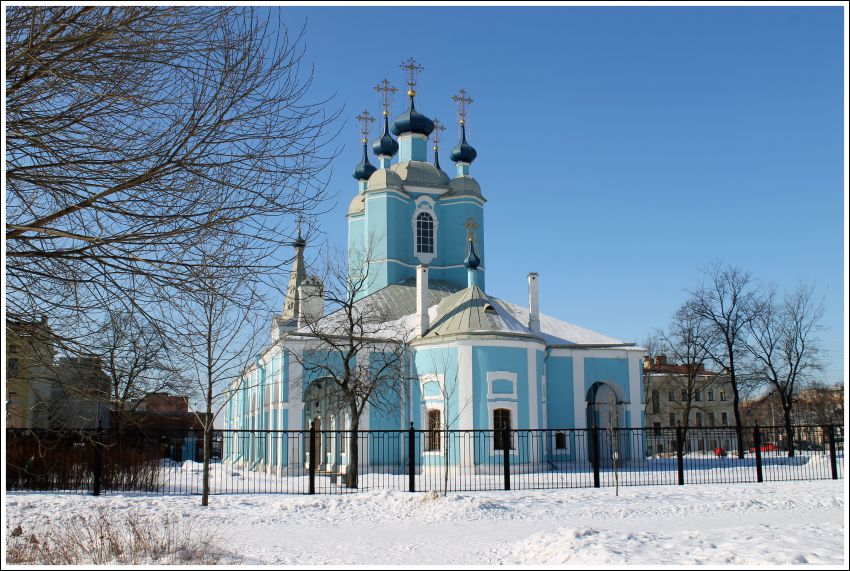 Собор Сампсона Странноприимца, Выборгский район (Санкт-Петербург, г. Санкт-Петербург). общий вид в ландшафте