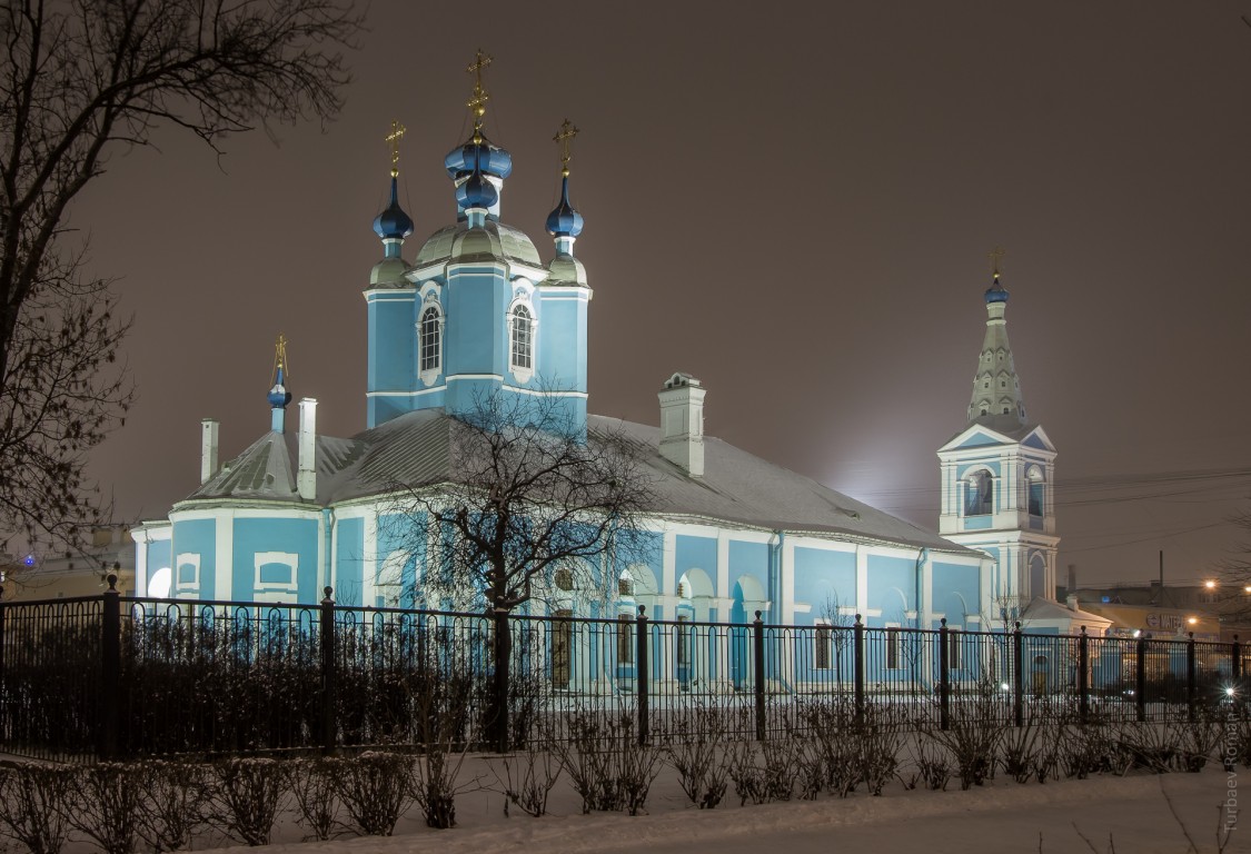 Выборгский район. Собор Сампсона Странноприимца. фасады, В вечерней подсветке