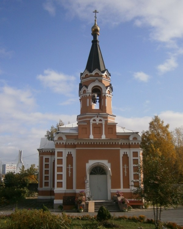 Фрунзенский район. Церковь Покрова Пресвятой Богородицы. фасады, Вид с запада