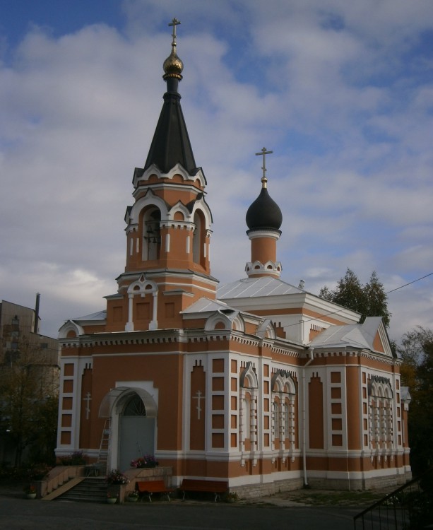 Фрунзенский район. Церковь Покрова Пресвятой Богородицы, старообрядческая Белокриницкого согласия (бывш. Александра Невского МП). фасады, Вид с юго-запада