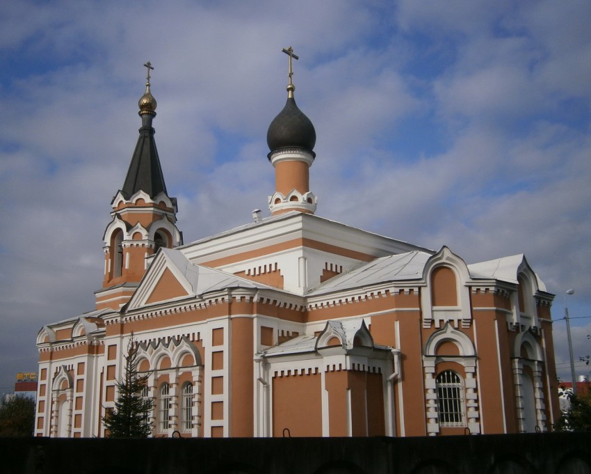 Церковь Покрова Пресвятой Богородицы, Фрунзенский район (Санкт-Петербург, г. Санкт-Петербург). фасады, Вид с юго-востока