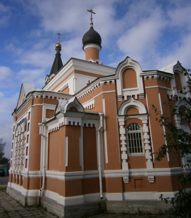 Фрунзенский район. Церковь Покрова Пресвятой Богородицы. фасады, Вид с юго-востока