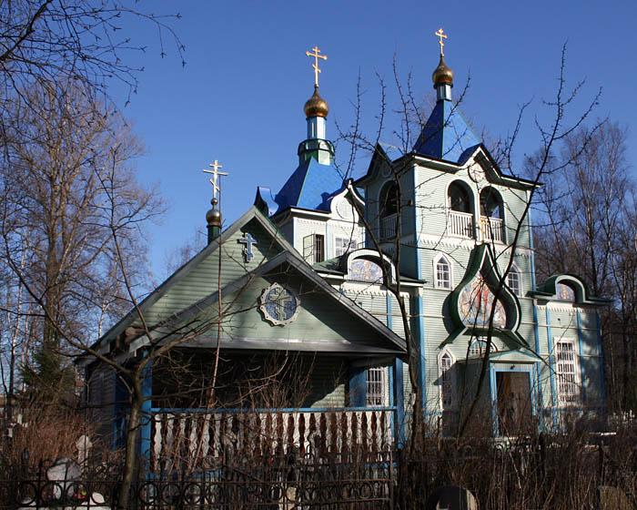 Церковь Серафима Саровского на Серафимовском кладбище, Приморский район (Санкт-Петербург, г. Санкт-Петербург). фасады, Северный фасад