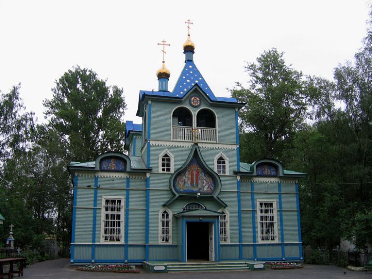 Церковь Серафима Саровского на Серафимовском кладбище, Приморский район (Санкт-Петербург, г. Санкт-Петербург). фасады