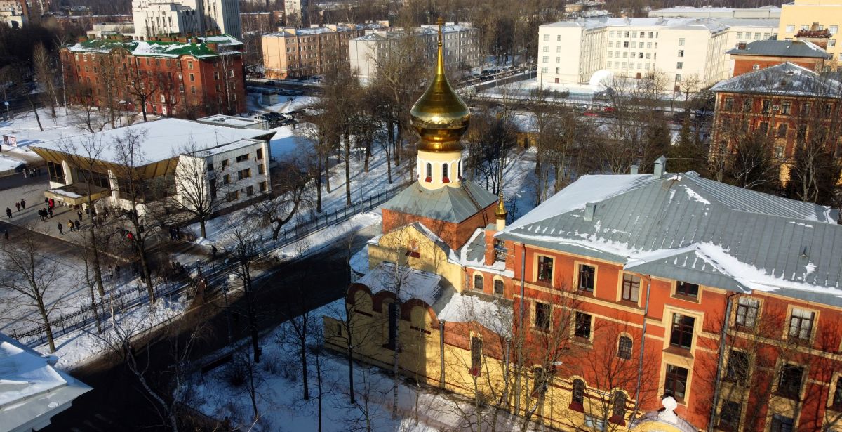 Церковь Покрова Пресвятой Богородицы при Политехническом университете, Калининский район (Санкт-Петербург, г. Санкт-Петербург). фасады