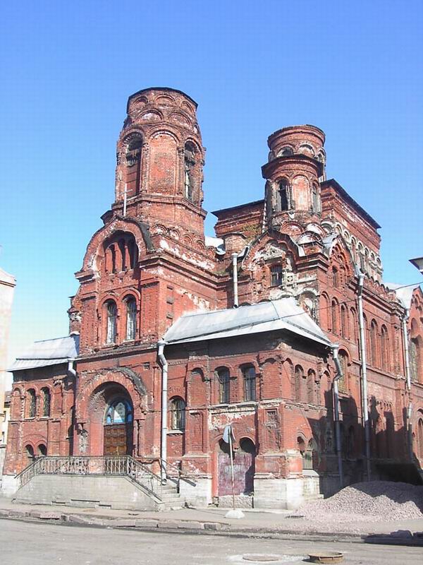 Фрунзенский район. Церковь Покрова Пресвятой Богородицы на Боровой улице. документальные фотографии