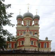 Церковь Покрова Пресвятой Богородицы на Боровой улице, Вид с востока (со двора)<br>, Санкт-Петербург, Санкт-Петербург, г. Санкт-Петербург