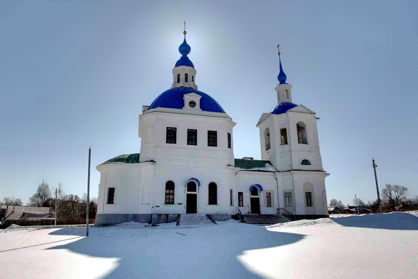 Церковь Богоявления Господня, Кокино (Каширский городской округ, Московская область). фасады