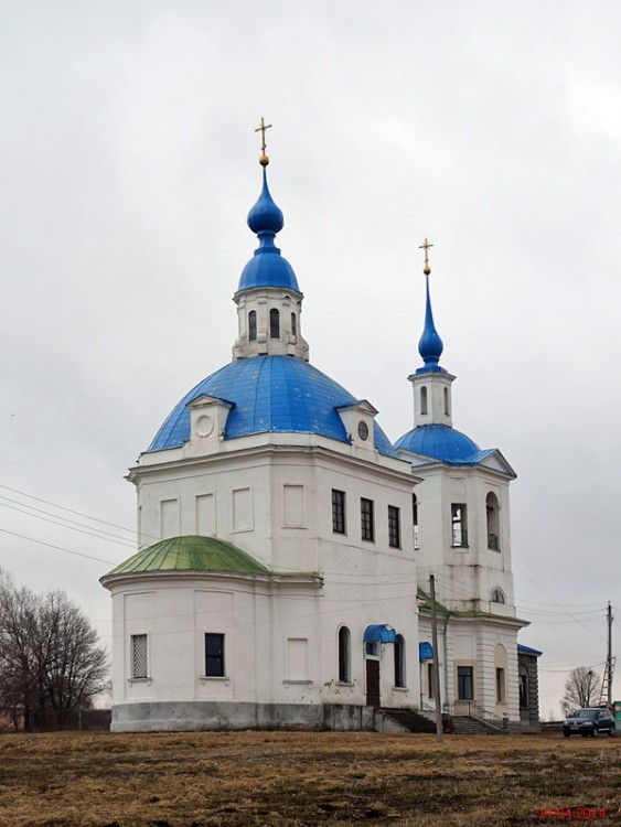 Кокино. Церковь Богоявления Господня. фасады