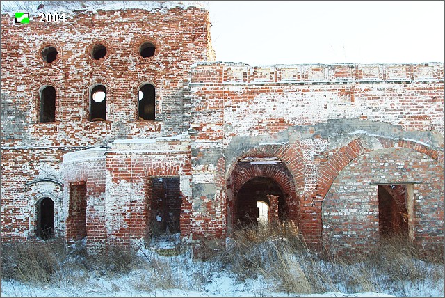 Церковь Феодора и Иоанна, Гнездилово (Суздальский район, Владимирская область). фасады, Фрагмент северного фасада
