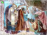 Церковь Николая Чудотворца, Фрагмент фрески в основном объёме<br>, Гнездилово, Суздальский район, Владимирская область