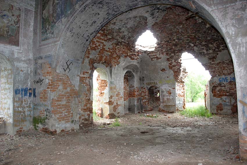 Церковь Николая Чудотворца, Гнездилово (Суздальский район, Владимирская область). интерьер и убранство