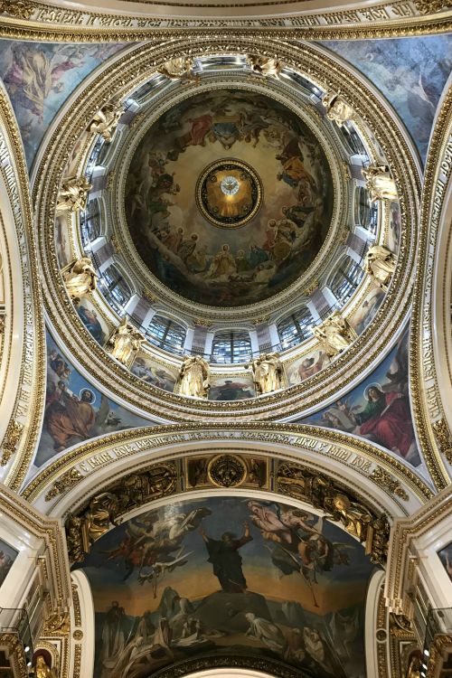 Собор Исаакия Далматского, Адмиралтейский район (Санкт-Петербург, г. Санкт-Петербург). интерьер и убранство