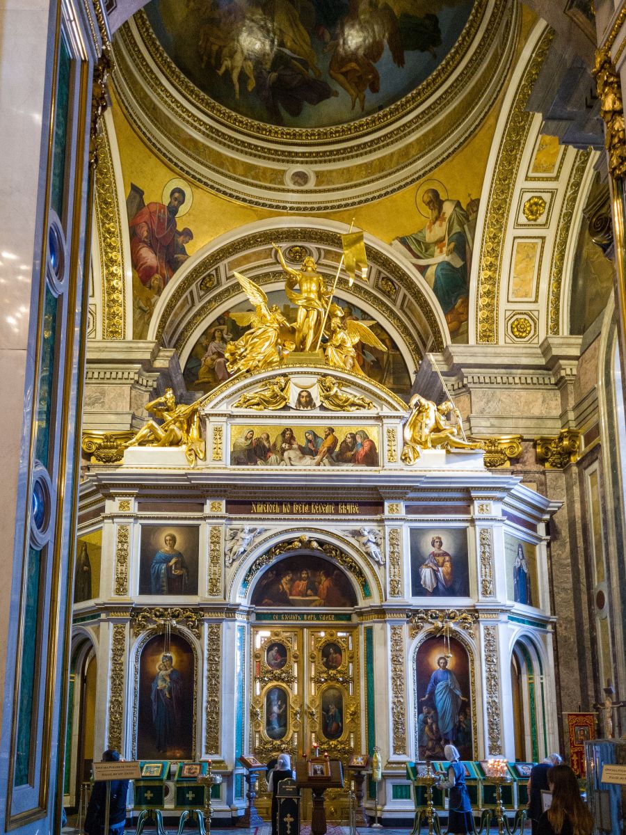 Собор Исаакия Далматского, Адмиралтейский район (Санкт-Петербург, г. Санкт-Петербург). интерьер и убранство