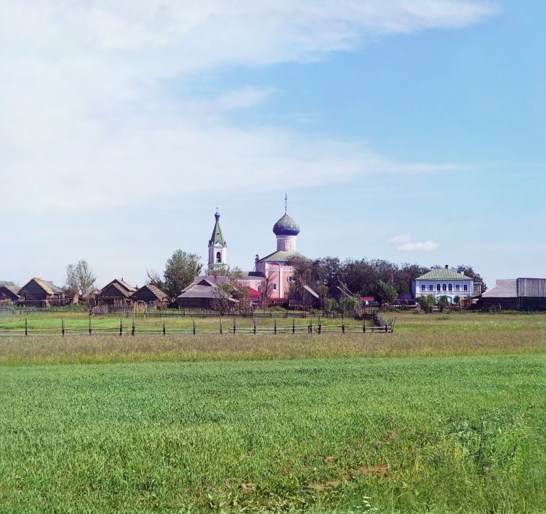 Вознесенский Оршин женский монастырь, Орша (Калининский район, Тверская область). архивная фотография, Альбом «Храмы и монастыри. Сергей Михайлович Прокудин-Горский. Из альбома 