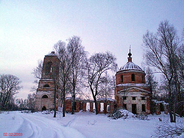 Большая Дубна. Церковь Николая Чудотворца в Житенине. фасады