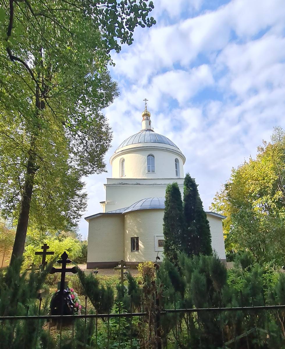 Церковь Николая Чудотворца в Житенине, Большая Дубна (Орехово-Зуевский городской округ, Московская область). фасады, Вид с востока