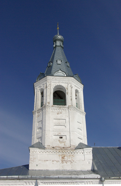 Церковь Иоанна Златоуста, Годеново (Ростовский район, Ярославская область). архитектурные детали, Храмовая колокольня.