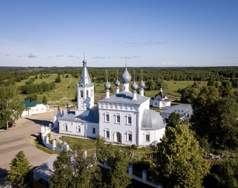 Церковь Иоанна Златоуста, Годеново (Ростовский район, Ярославская область). общий вид в ландшафте