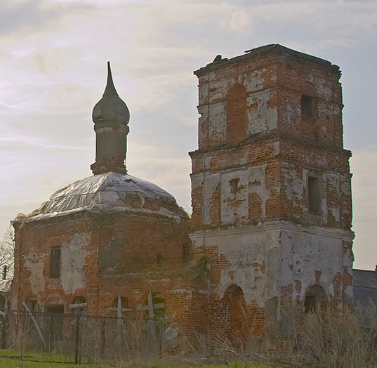 Захарьино. Церковь Воскресения Христова. фасады