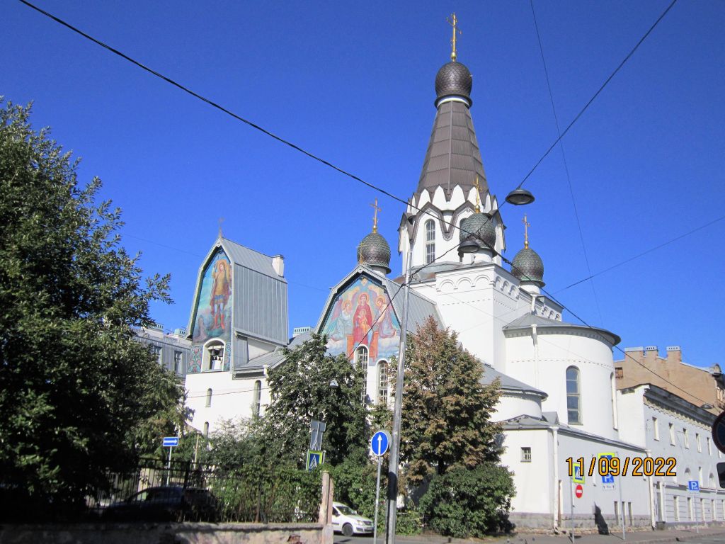Церковь Петра, митрополита Московского на бывшем Творожковском подворье, Центральный район (Санкт-Петербург, г. Санкт-Петербург). фасады, Вид с юго-востока