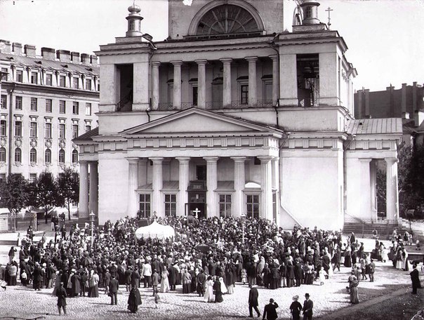 Церковь Преображения Господня (единоверческая), Центральный район (Санкт-Петербург, г. Санкт-Петербург). архивная фотография, Фото с сайта pastvu,ru Фото 1902-1917 гг