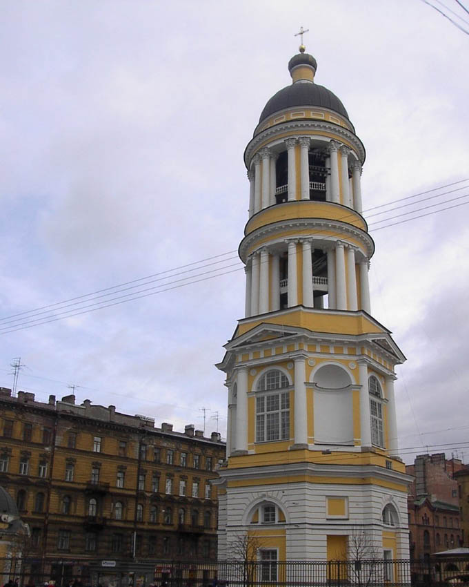 Собор Владимирской иконы Божией Матери, Центральный район (Санкт-Петербург, г. Санкт-Петербург). архитектурные детали, Колокольня собора