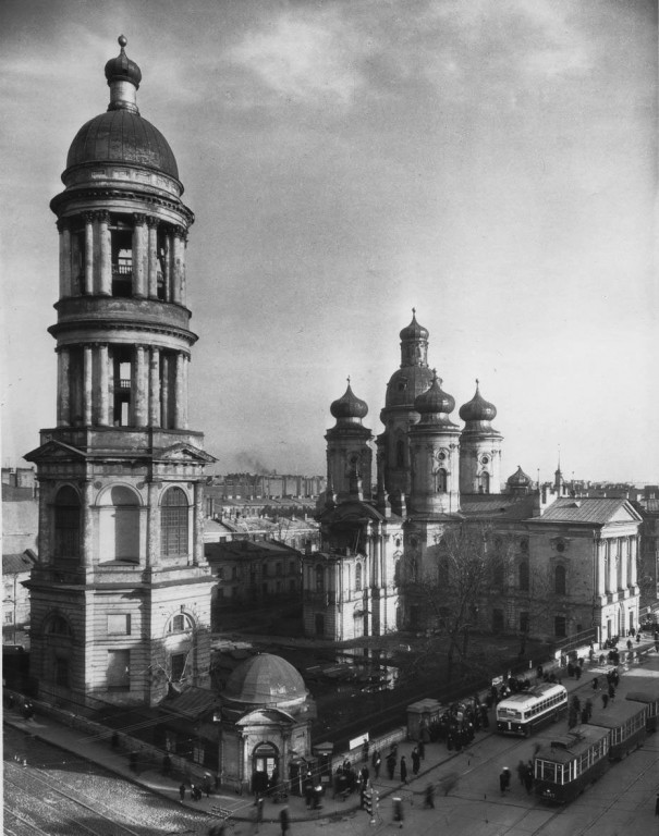 Собор Владимирской иконы Божией Матери, Центральный район (Санкт-Петербург, г. Санкт-Петербург). архивная фотография, Фото 1952 г. из фондов КГИОП