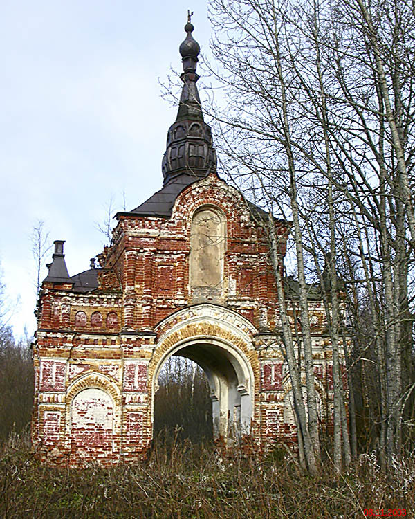 Рёконьская пустынь, Рёконьская пустынь (Любытинский район, Новгородская область). фасады, Тихвинские ворота