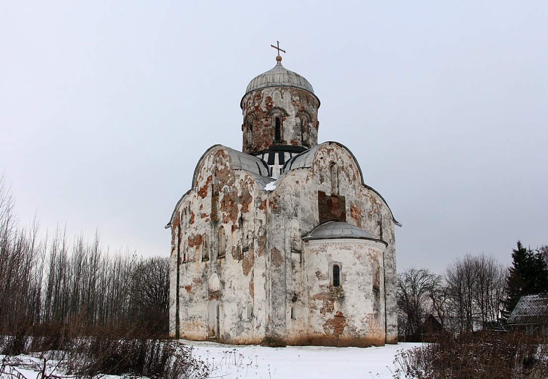 Церковь Николая Чудотворца на Липне, Липно, остров (Новгородский район, Новгородская область). фасады