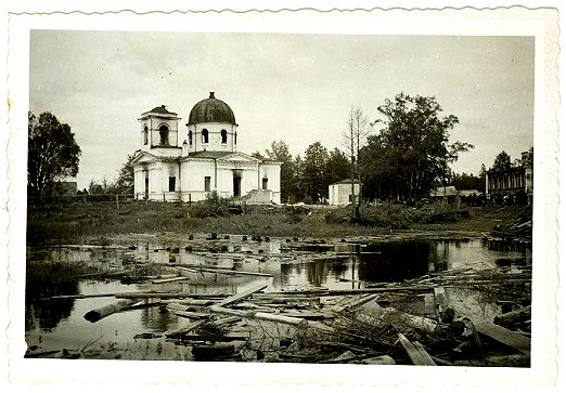 Феофилова Пустынь (Николаево). Церковь Успения Пресвятой Богородицы (старая). архивная фотография, Фото 1941 г. с аукциона e-bay.de