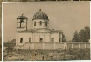 Церковь Успения Пресвятой Богородицы (старая), Южный фасад. Фото 1941 г. с аукциона e-bay.de<br>, Феофилова Пустынь (Николаево), Струго-Красненский район, Псковская область