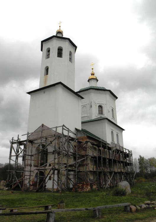 Церковь Николая Чудотворца, Голенищево (Локнянский район, Псковская область). фасады